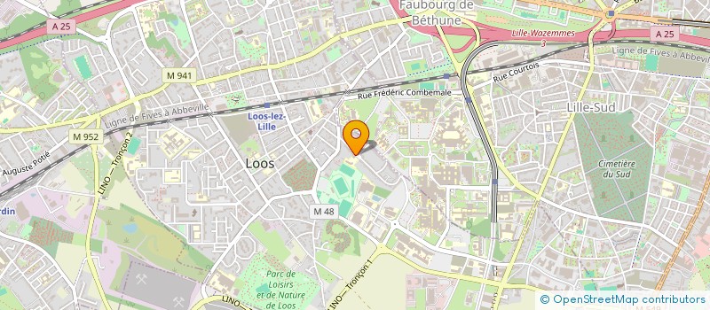 localisation de l'entreprise ASSOCIATION IMMOBILIERE SAINT MARCEL  LOOS