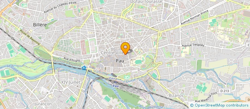 localisation de l'entreprise ASSOCIATION IMMOBILIERE SAINTE-ANGELE à PAU