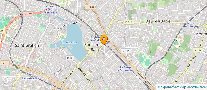 localisation de l'entreprise ASSOCIATION IMMOBILIERE SCOLAIRE DIOCESAINE DE LOUVRES  ARGENTEUIL