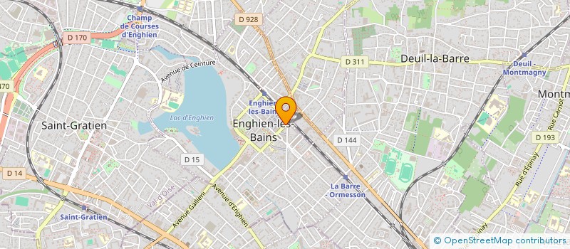 localisation de l'entreprise ASSOCIATION IMMOBILIERE SCOLAIRE DIOCESAINE SAINTE GENEVIEVE  ARGENTEUIL