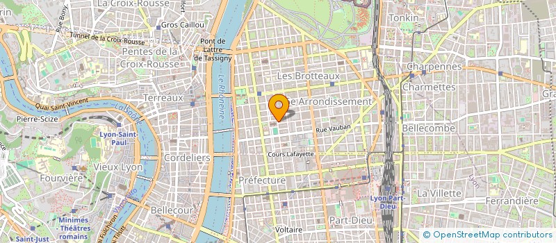 localisation de l'entreprise ASSOCIATION IMMOBILIERE ST POTHIN à LYON