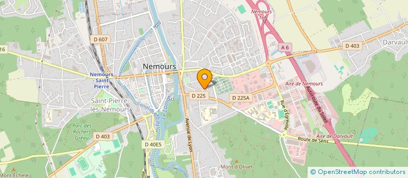 localisation de l'entreprise ASSOCIATION IMPRIMERIE ART CENTER  NEMOURS