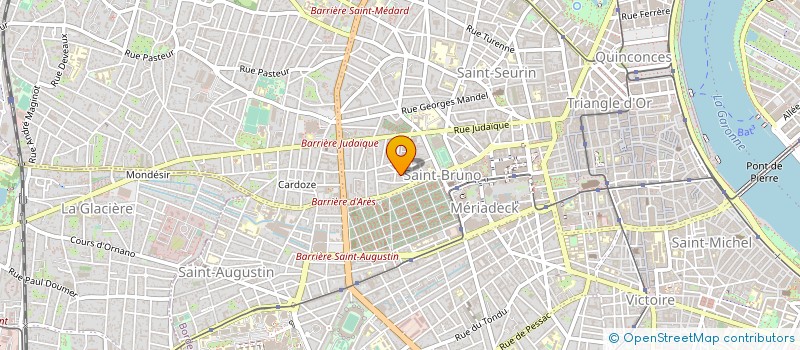 localisation de l'entreprise ASSOCIATION IMPRIMERIE DU LOUP - TYPOGRAPHIE à BORDEAUX