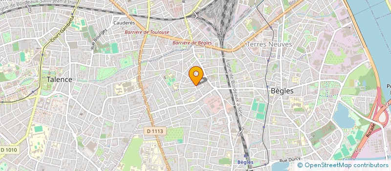 localisation de l'entreprise ASSOCIATION IMPRODUB à BEGLES