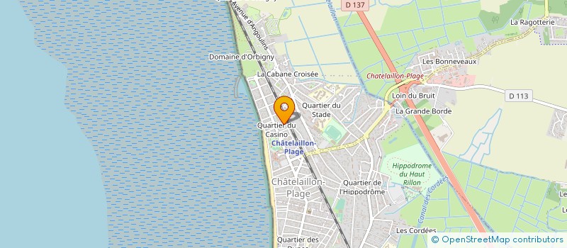 localisation de l'entreprise ASSOCIATION IMPULSONS à CHATELAILLON-PLAGE