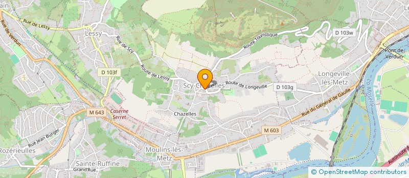 localisation de l'entreprise ASSOCIATION IN.D  SCY-CHAZELLES