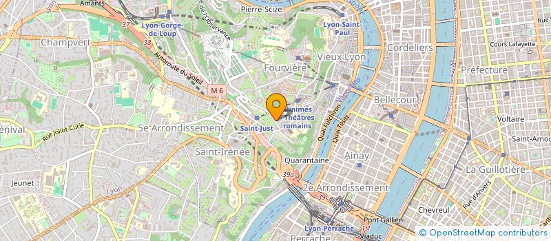 localisation de l'entreprise ASSOCIATION IN&DITE à LYON