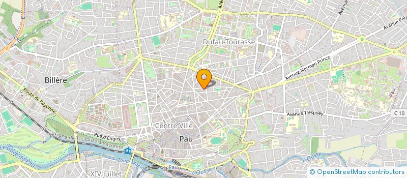 localisation de l'entreprise ASSOCIATION IN MEDIA à PAU