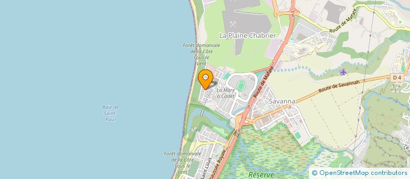 localisation de l'entreprise ASSOCIATION IN'MOTION 974  LE PORT