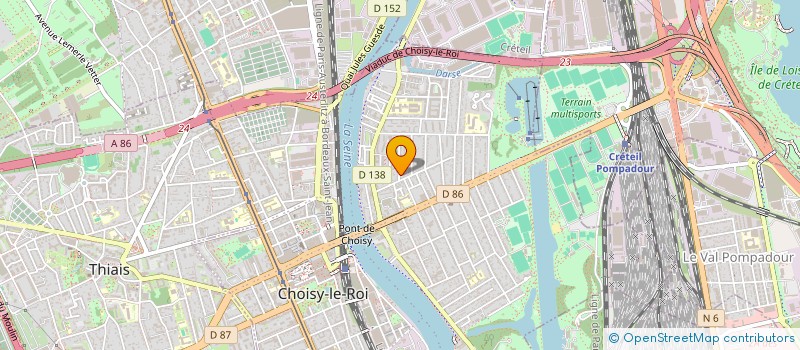 localisation de l'entreprise ASSOCIATION IN'OUIE à CHOISY-LE-ROI