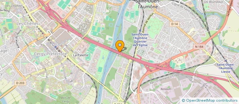 localisation de l'entreprise ASSOCIATION INCITE à ERAGNY-SUR-OISE