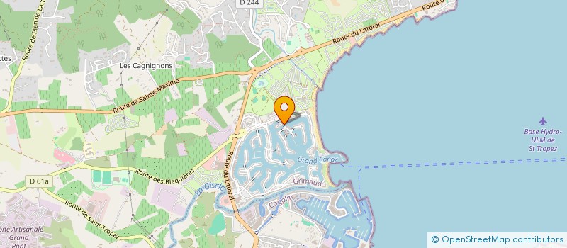 localisation de l'entreprise ASSOCIATION INCLUSION URBAINE 83 ( ASINUR83 ) à GRIMAUD