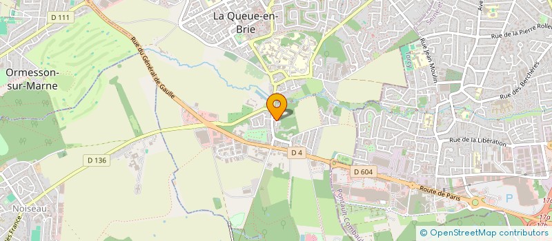 localisation de l'entreprise ASSOCIATION INDE'PARENTS JEAN ZAY  LA QUEUE-EN-BRIE