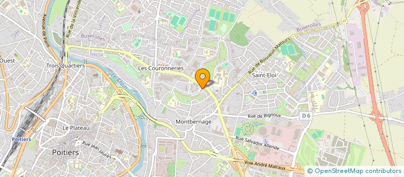 localisation de l'entreprise ASSOCIATION INDEPENDANTE DE DEFENSE DES CONSOMMATEURS 86 à POITIERS