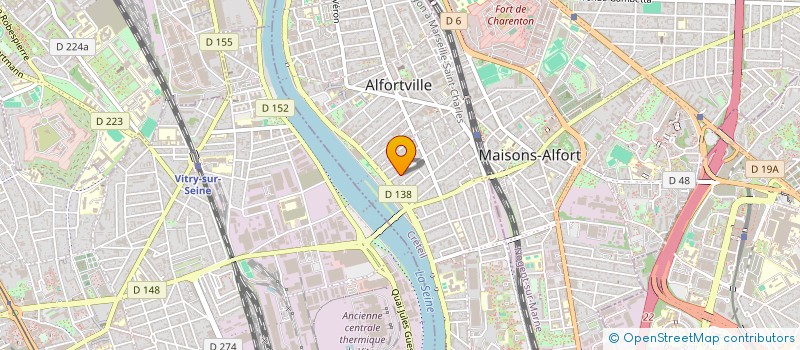 localisation de l'entreprise ASSOCIATION INDEPENDANTE DES PARENTS D'ELEVES D'ALFORTVILLE à ALFORTVILLE