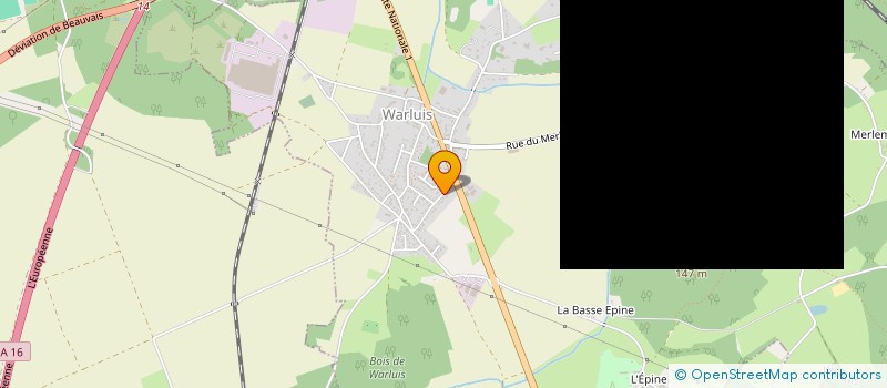 localisation de l'entreprise ASSOCIATION INDEPENDANTE DES PARENTS D'ELEVES DE L'ECOLE DE WARLUIS  WARLUIS