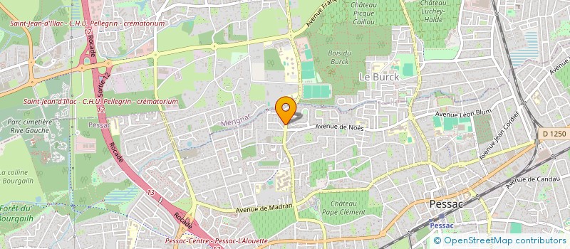 localisation de l'entreprise ASSOCIATION INDEPENDANTE DES PARENTS D'ELEVES DU GROUPE SCOLAIRE JACQUES CARTIER à PESSAC