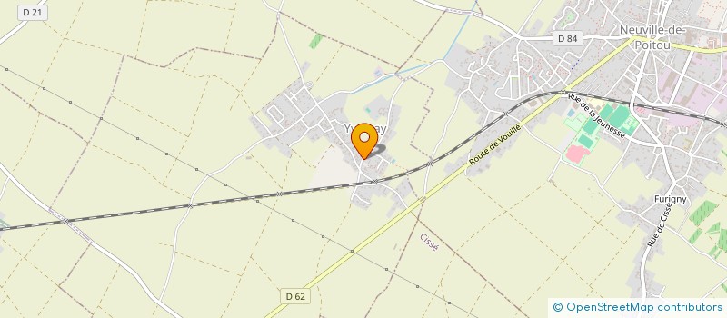 localisation de l'entreprise ASSOCIATION INDEPENDANTE DES PARENTS D'ELEVES DU NEUVILLOIS  YVERSAY