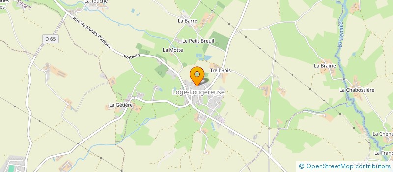 localisation de l'entreprise ASSOCIATION INDEPENDANTE DES PARENTS D ELEVES ET AMIS DE L ECOLE PUBLIQUE DE LOGE-FOUGEREUSE  LOGE-FOUGEREUSE