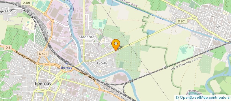 localisation de l'entreprise ASSOCIATION INDIAN BIKERS  EPERNAY