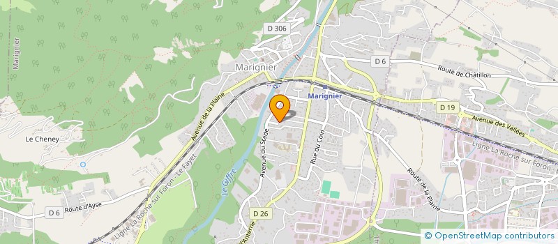 localisation de l'entreprise ASSOCIATION INDIGO  MARIGNIER