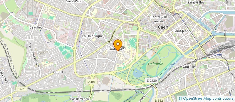 localisation de l'entreprise ASSOCIATION INDIGO  CAEN
