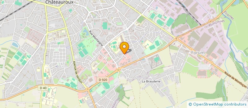 localisation de l'entreprise ASSOCIATION INDRE LAIT à CHATEAUROUX