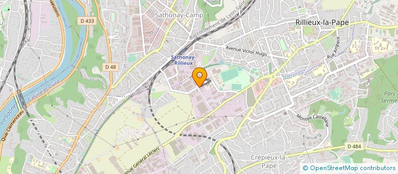localisation de l'entreprise ASSOCIATION INDUSTRIE SERVICE à RILLIEUX-LA-PAPE