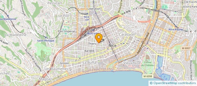 localisation de l'entreprise ASSOCIATION INFOAZUR  NICE