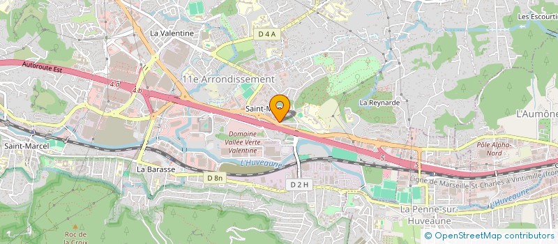 localisation de l'entreprise ASSOCIATION INFOLAN  MARSEILLE