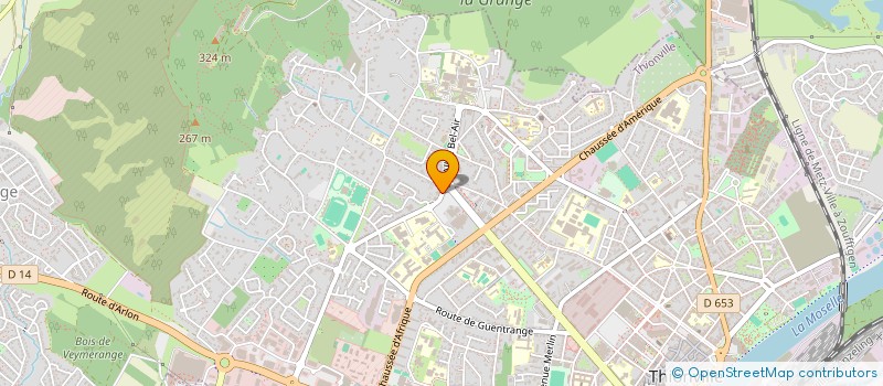 localisation de l'entreprise ASSOCIATION INFORMER AGIR  THIONVILLE