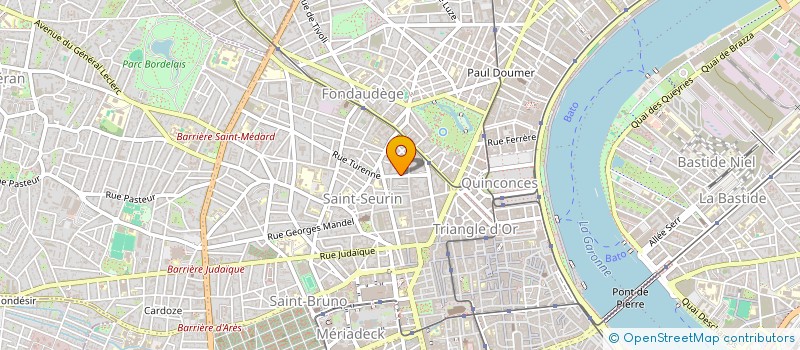 localisation de l'entreprise ASSOCIATION INFOVIV à BORDEAUX
