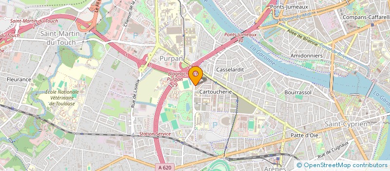 localisation de l'entreprise ASSOCIATION INITIATIV'RETRAITE DE LA HAUTE GARONNE à TOULOUSE