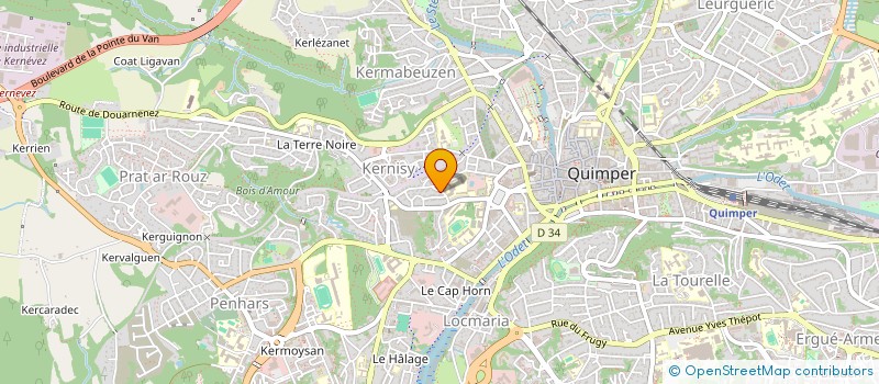 localisation de l'entreprise ASSOCIATION INITIATIVE CLAUSES à QUIMPER