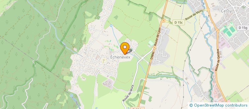 localisation de l'entreprise ASSOCIATION INITIATIVE DRONES FRANCE  ECHENEVEX