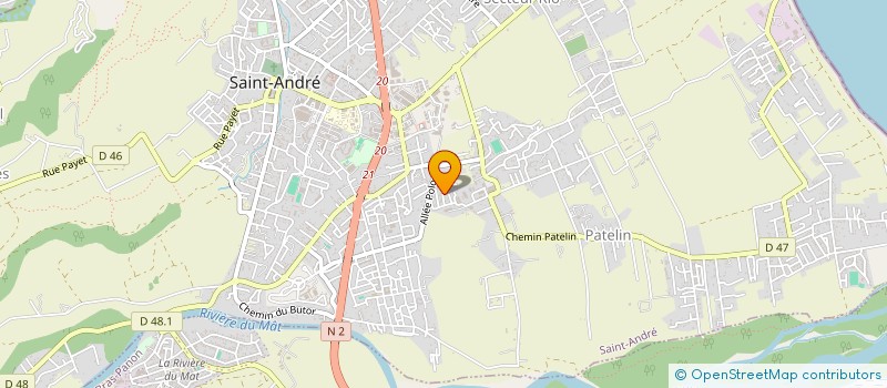 localisation de l'entreprise ASSOCIATION INITIATIVE ET SOLIDARITE DU PEUPLE à SAINT-ANDRE