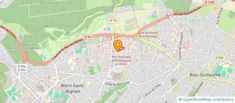 localisation de l'entreprise ASSOCIATION INITIATIVE EXPORT  MONT-SAINT-AIGNAN