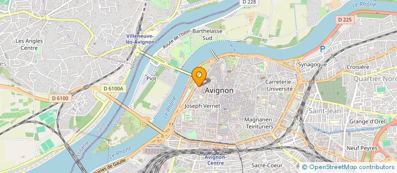 localisation de l'entreprise ASSOCIATION INITIATIVES EMPLOI  AVIGNON