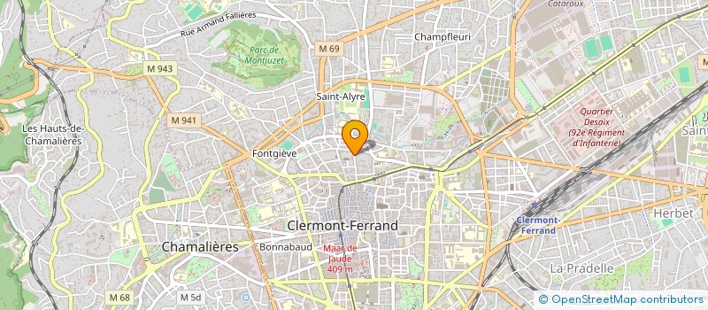 localisation de l'entreprise ASSOCIATION INOX BOX ARTS CONFONDUS  CLERMONT-FERRAND