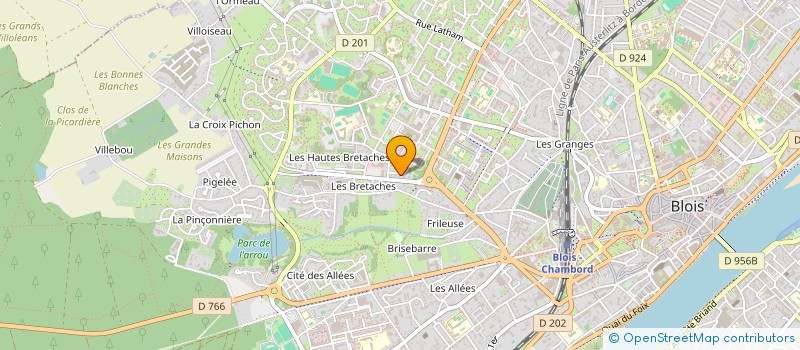 localisation de l'entreprise ASSOCIATION INSERECO 41  BLOIS