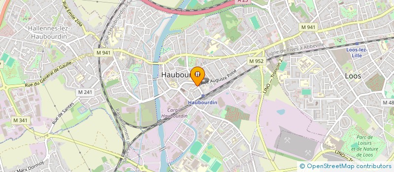 localisation de l'entreprise ASSOCIATION INSERTION ADAPTATION SOCIALE à HAUBOURDIN