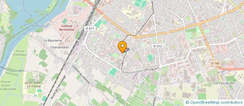 localisation de l'entreprise ASSOCIATION INSERTION ANGEVINE à ANGERS