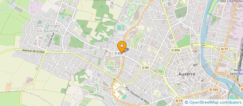 localisation de l'entreprise ASSOCIATION INSERTION AUXERRE à AUXERRE