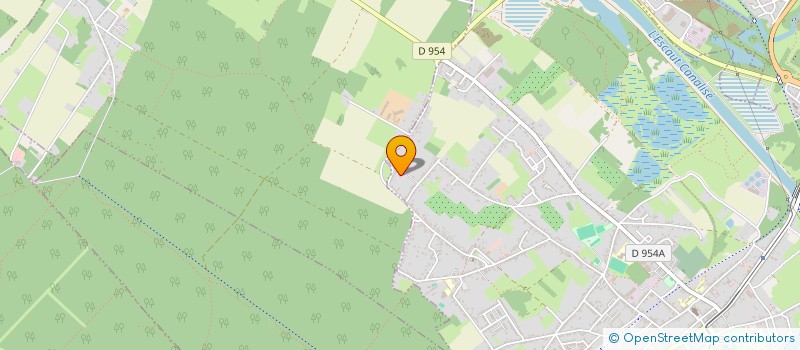 localisation de l'entreprise ASSOCIATION INSERTION ET SOLIDARITES  FRESNES-SUR-ESCAUT