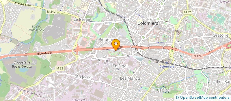 localisation de l'entreprise ASSOCIATION INSERTION JEUNESSE MAGHREBIN à COLOMIERS