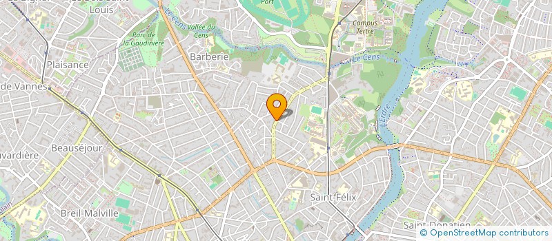 localisation de l'entreprise ASSOCIATION INSERTION NANTAISE  NANTES