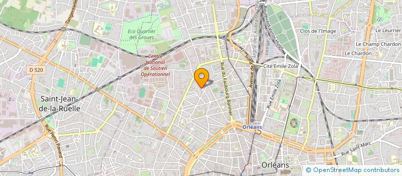 localisation de l'entreprise ASSOCIATION INSERTION ORLEANS  ORLEANS