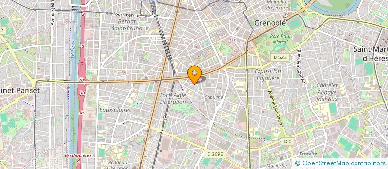 localisation de l'entreprise ASSOCIATION INSPIRATIONS à GRENOBLE