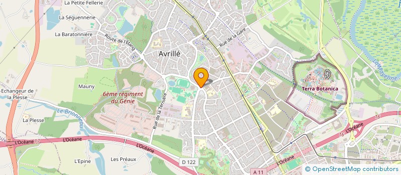 localisation de l'entreprise ASSOCIATION INSTANT  AVRILLE