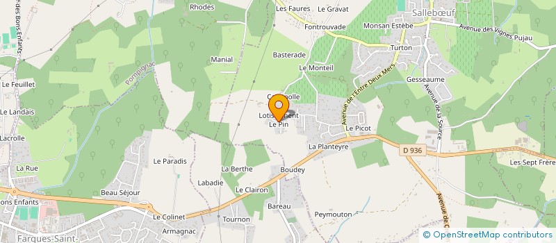 localisation de l'entreprise ASSOCIATION INSTITUT DE FORMATION DOULAS DE FRANCE  SALLEBUF